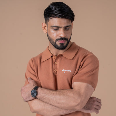 Sir Nude Jasper Button Polo T shirt